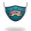 ADULT BLOSSOM SHARK FORM FITTING FACE MASK>SPRAYGROUND Clearance