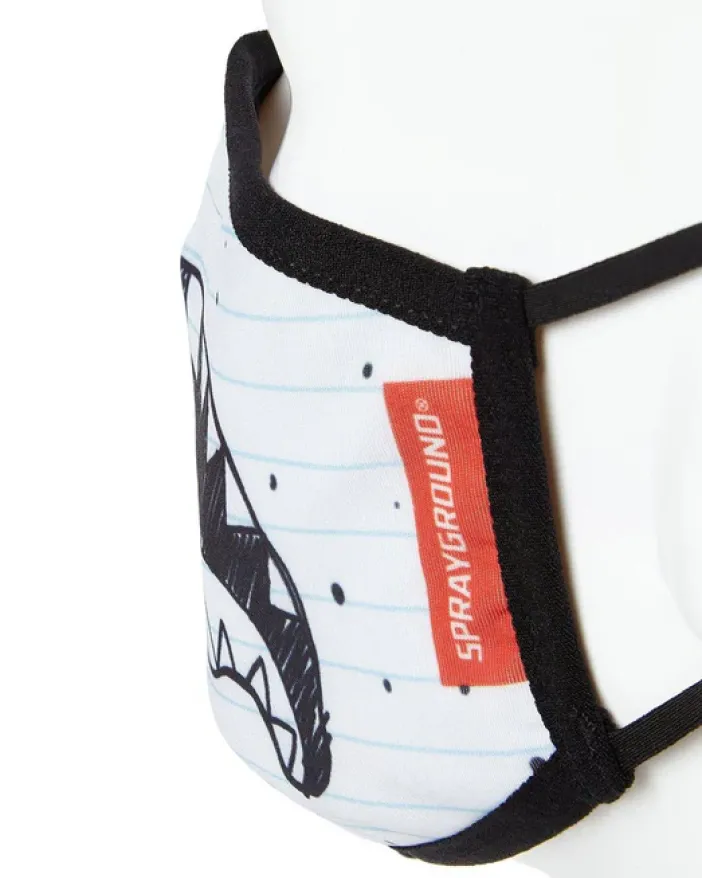 ADULT DOODLEBOB SPLIT SHARK FORM FITTING FACE-COVERING>SPRAYGROUND Clearance
