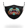 ADULT DRAGON SHARK FORM FITTING FACE MASK>SPRAYGROUND