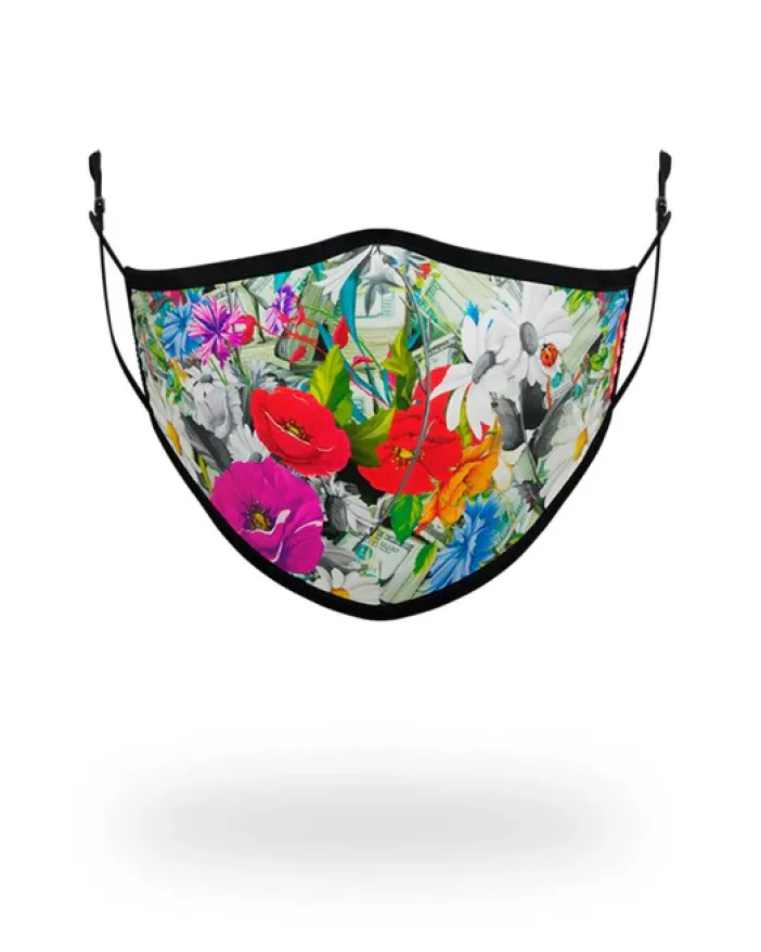ADULT FLORAL MONEY FORM FITTING FACE MASK>SPRAYGROUND Online