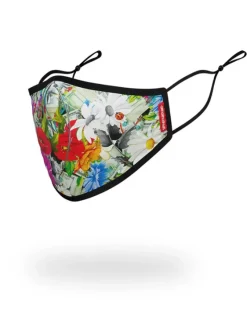 ADULT FLORAL MONEY FORM FITTING FACE MASK>SPRAYGROUND Online