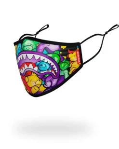 ADULT GUMMY LIPS FORM FITTING FACE MASK>SPRAYGROUND