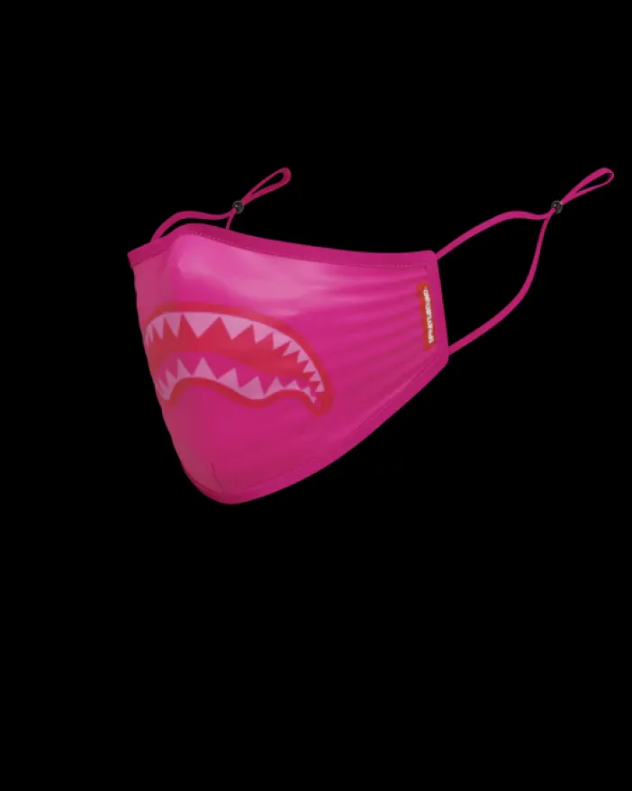 ADULT PINK SHARK FORM-FITTING FACE MASK>SPRAYGROUND Sale