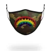 ADULT RAINBOW SHARK FORM FITTING FACE MASK>SPRAYGROUND Online