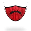 ADULT REVERSE SHARKS IN PARIS (RED) FORM FITTING FACE MASK>SPRAYGROUND Best
