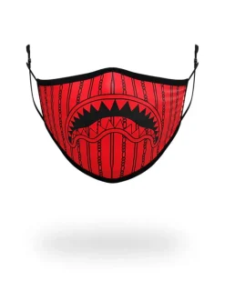 ADULT REVERSE SHARKS IN PARIS (RED) FORM FITTING FACE MASK>SPRAYGROUND Best