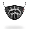 ADULT REVERSE SHARKS IN PARIS (BLACK) FORM FITTING FACE MASK>SPRAYGROUND New