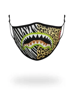 ADULT SAFARI SHARK FORM FITTING FACE MASK>SPRAYGROUND Sale