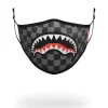 ADULT SHARKS IN PARIS (GREY) FORM FITTING FACE MASK>SPRAYGROUND Hot