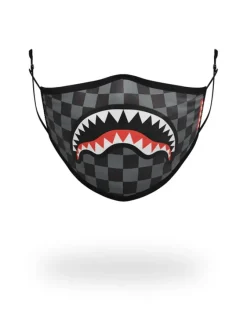 ADULT SHARKS IN PARIS (GREY) FORM FITTING FACE MASK>SPRAYGROUND Hot