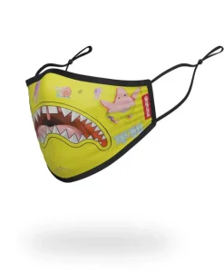 ADULT SPONGEBOB JAPAN SHARK FORM FITTING FACE-COVERING>SPRAYGROUND Clearance