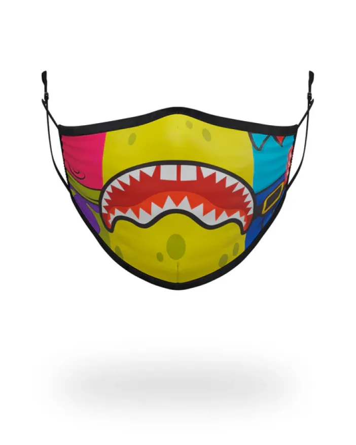 ADULT SPONGEBOB OG SHARK FORM FITTING FACE-COVERING>SPRAYGROUND Outlet