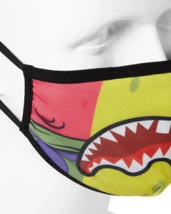 ADULT SPONGEBOB OG SHARK FORM FITTING FACE-COVERING><noscript><img width=