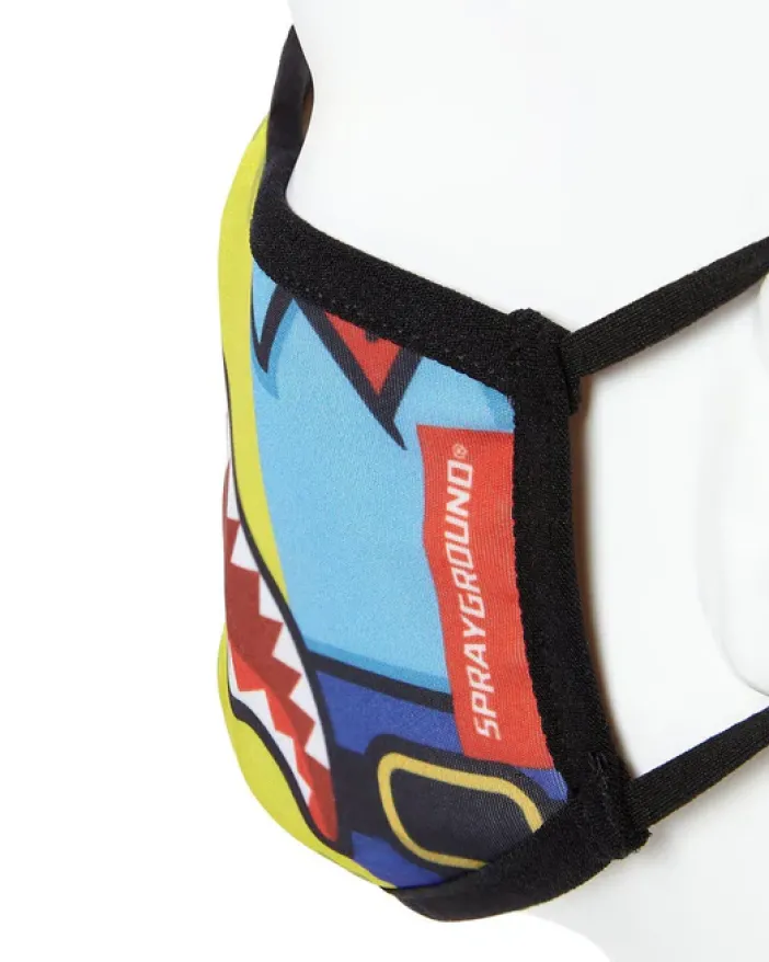 ADULT SPONGEBOB OG SHARK FORM FITTING FACE-COVERING>SPRAYGROUND Outlet