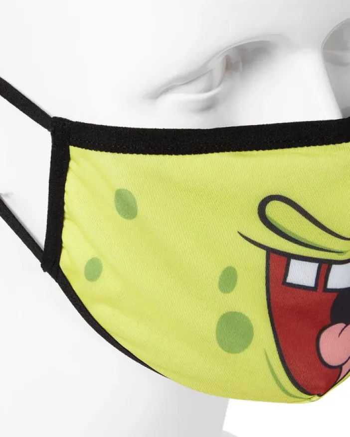 ADULT SPONGEBOB SMILE FORM FITTING FACE-COVERING>SPRAYGROUND Outlet