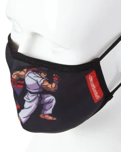 ADULT STREET FIGHTER RYU SHARK FORM FITTING FACE-COVERING><noscript><img width=