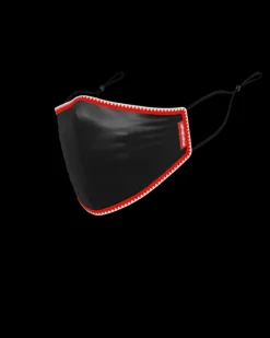 ADULT VERTICAL SHARK (BLACK) FORM-FITTING FACE MASK>SPRAYGROUND Best