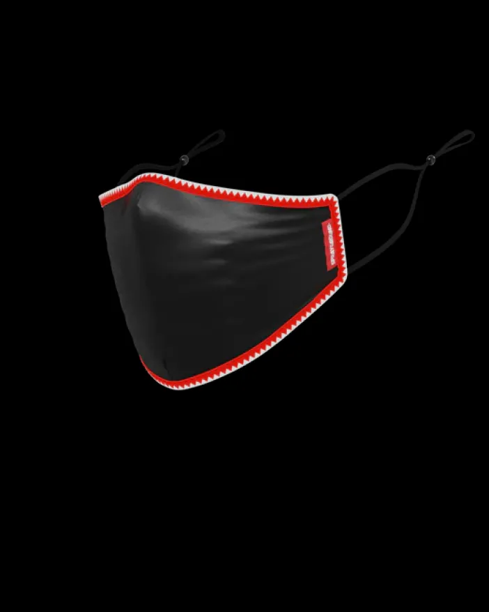 ADULT VERTICAL SHARK (BLACK) FORM-FITTING FACE MASK>SPRAYGROUND Best