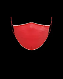 ADULT VERTICAL SHARK (RED) FORM-FITTING FACE MASK>SPRAYGROUND Hot