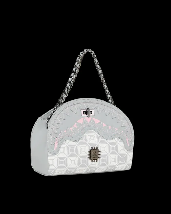 A.I.8 AFRICAN INTELLIGENCE BOOKED u0026 BUSY SHARK HANDBAG>SPRAYGROUND Clearance