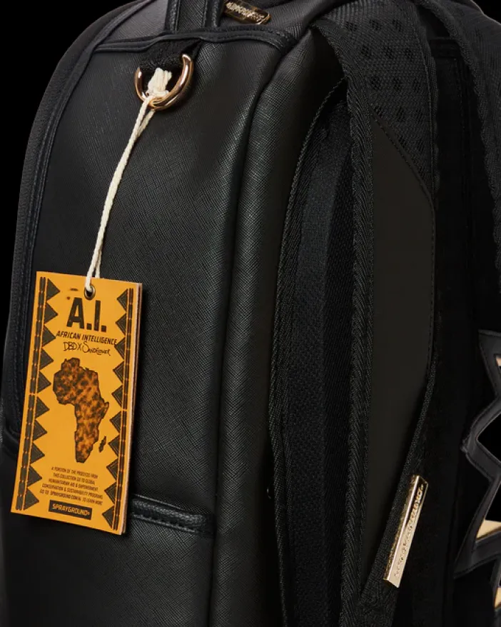 A.i.3 SHARK BITE BLACK GOLD BACKPACK (DLXV)>SPRAYGROUND Online
