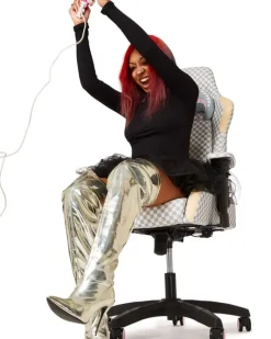 AIR TO THE THRONE JETSET GAMING CHAIR - SUPER RARE><noscript><img width=
