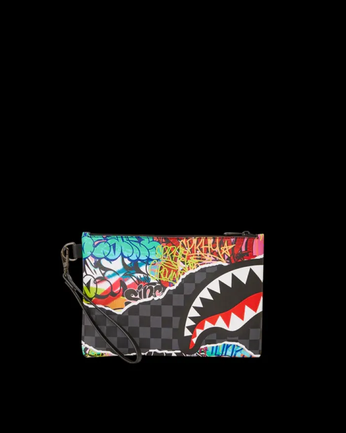 ARTISTIC PURSUIT CROSSOVER CLUTCH>SPRAYGROUND Sale