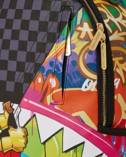 ASTROMANE SHARKS IN SPACE BACKPACK (DLXV)><noscript><img width=