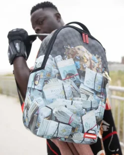 BANK STACKS OF ZAMUNDA COMING 2 AMERICA BACKPACK><noscript><img width=