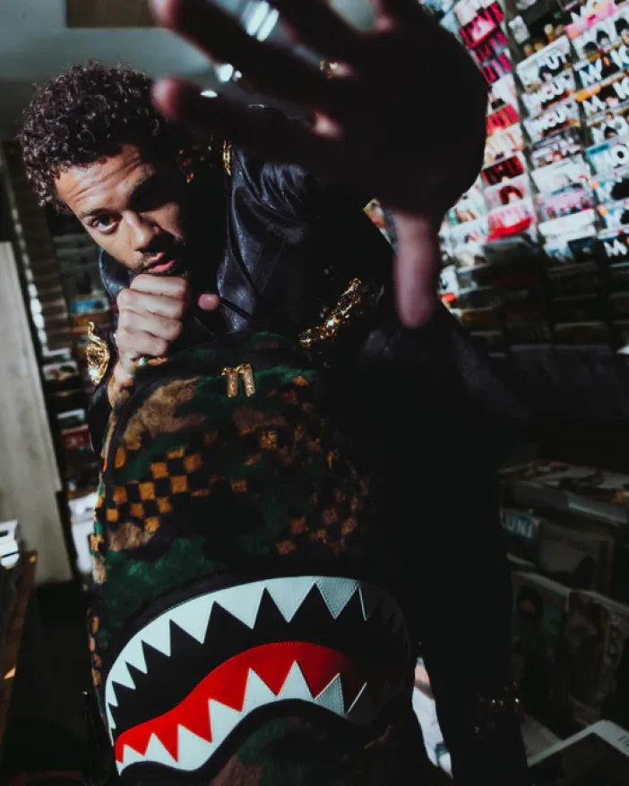 BIG SKY FUR SHARK BACKPACK>SPRAYGROUND