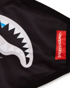 BITE ME SHARK (BLK) POLYESTER FACE MASK><noscript><img width=