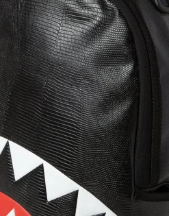 BLACK REPTILE SHARK BACKPACK (ONE OF ONE)><noscript><img width=