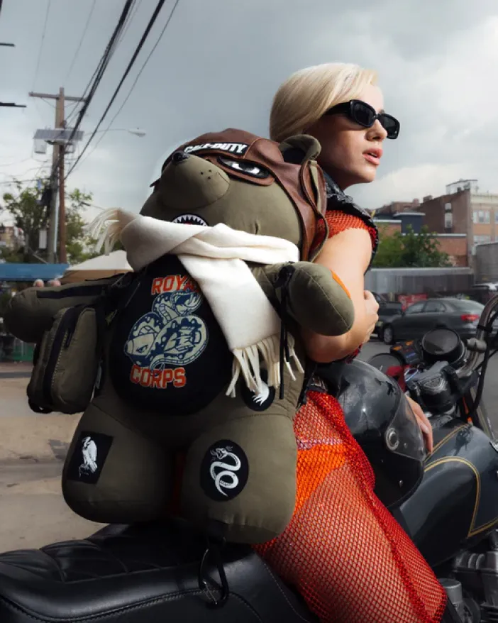 CALL OF DUTY AVIATOR FEARLESS MONEYBEAR TEDDYBEAR BACKPACK>SPRAYGROUND Sale