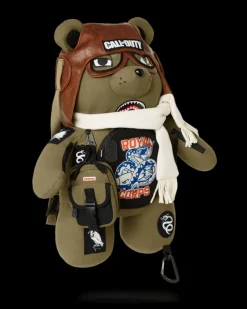 CALL OF DUTY AVIATOR FEARLESS MONEYBEAR TEDDYBEAR BACKPACK><noscript><img width=