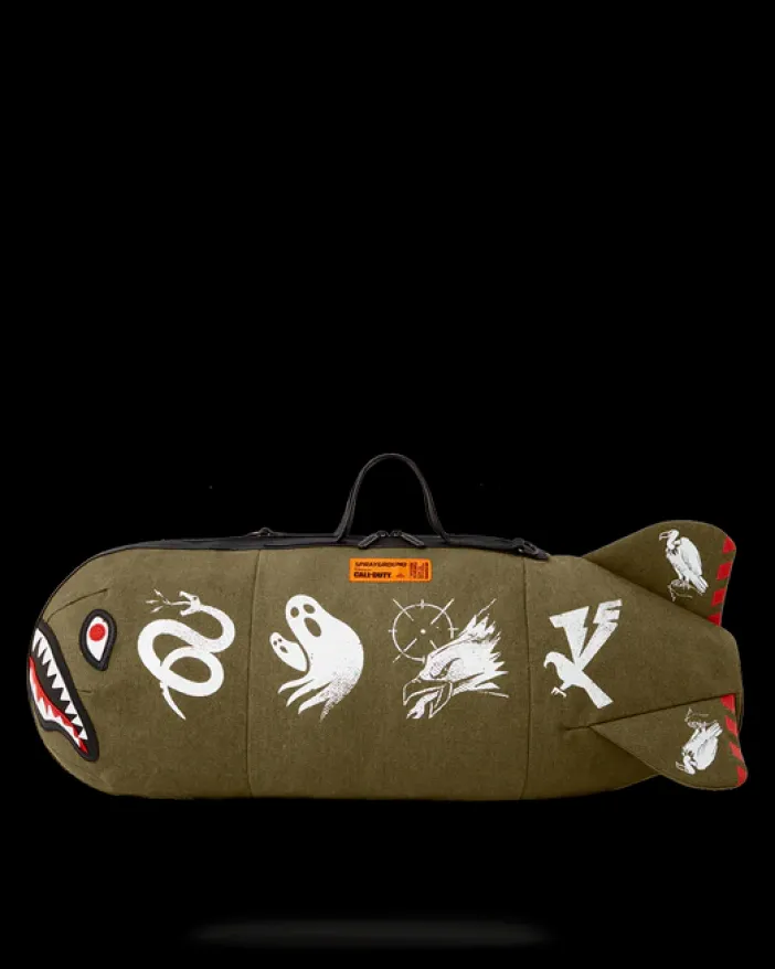 CALL OF DUTY SHARK TORPEDO DUFFLE>SPRAYGROUND Clearance