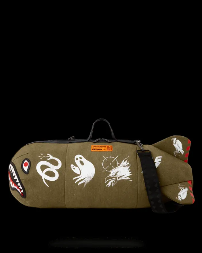 CALL OF DUTY SHARK TORPEDO DUFFLE>SPRAYGROUND Clearance