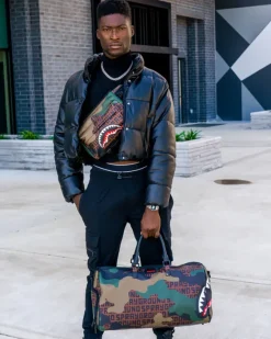 CAMO INFINITI DUFFLE>SPRAYGROUND New