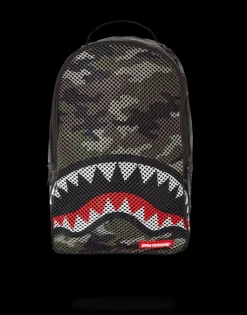 CAMO MESH SHARK>SPRAYGROUND Sale