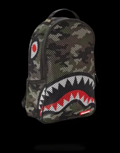 CAMO MESH SHARK>SPRAYGROUND Sale