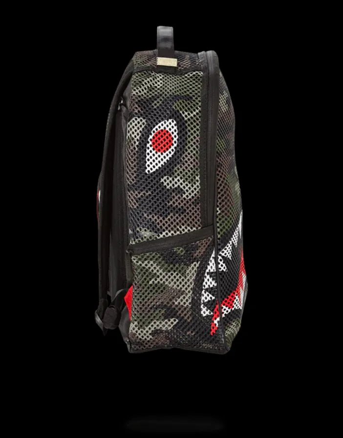 CAMO MESH SHARK>SPRAYGROUND Sale