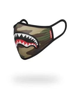 CAMO SHARKMOUTH FORM-FITTING MASK>SPRAYGROUND Sale