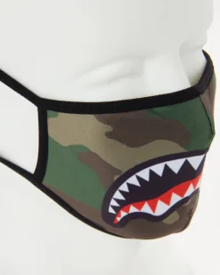CAMO SHARKMOUTH FORM-FITTING MASK><noscript><img width=