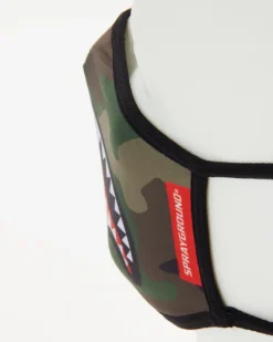 CAMO SHARKMOUTH FORM-FITTING MASK><noscript><img width=