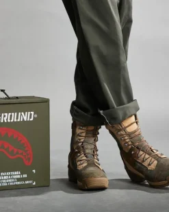 CAMO TERRAIN FUERZA COBRA PARATROOPER BOOTS - MADE IN COLOMBIA NUMBERED 1/280 PAIRS><noscript><img width=