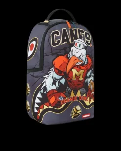 CANES MUSCLE UNIVERSITY OF MIAMI BACKPACK (WITH WARREN SAPP)><noscript><img width=