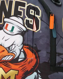 CANES MUSCLE UNIVERSITY OF MIAMI BACKPACK (WITH WARREN SAPP)><noscript><img width=