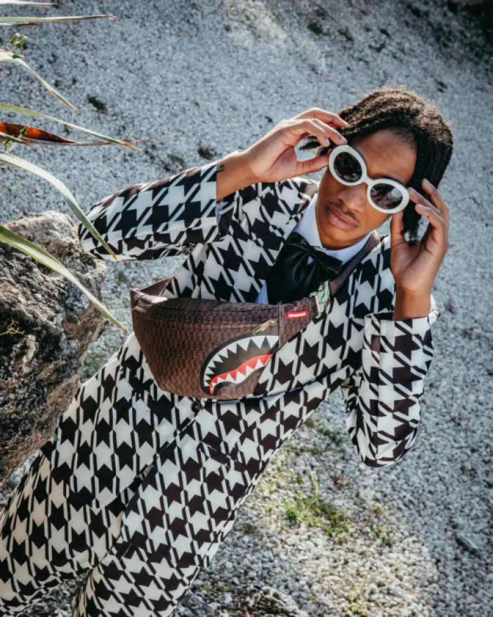 CASHIN CHECKS SAVVY CROSSBODY>SPRAYGROUND
