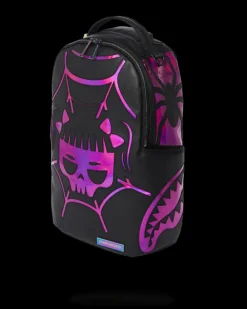 CAZZU IRIDESCENT CUT u0026 SEW SPIDER SKULL SHARK BACKPACK (DLXV)><noscript><img width=
