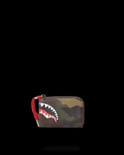 CHECKS IN CAMOFLAUGE WALLET>SPRAYGROUND New
