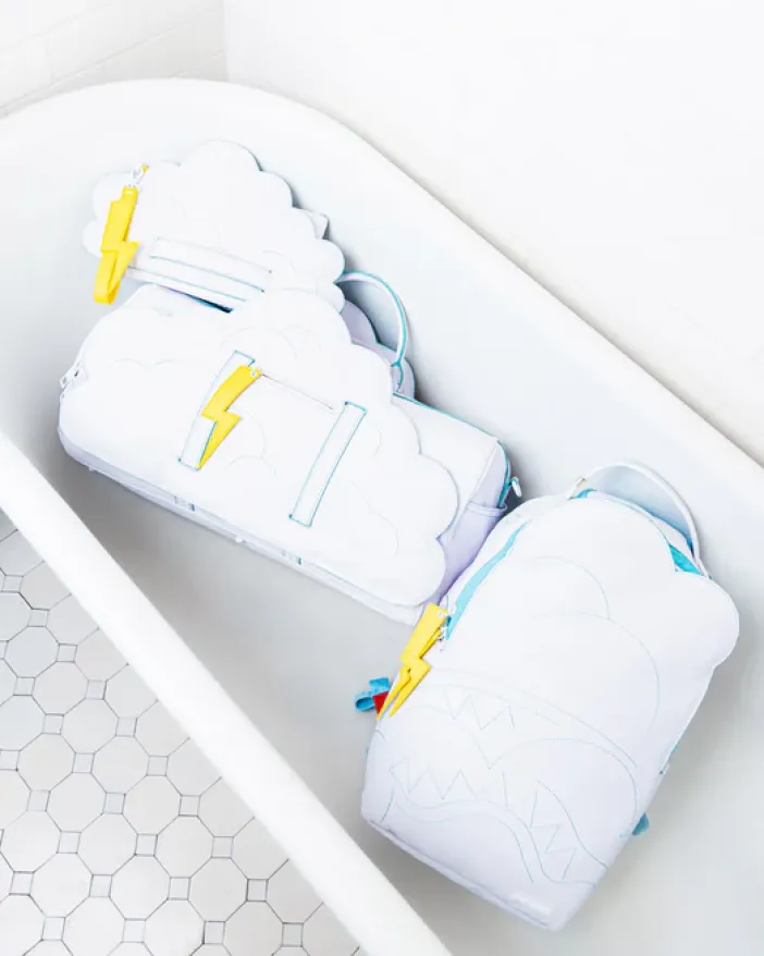 CLOUDY WITH A CHANCE OF SHARK CROSSOVER CLUTCH>SPRAYGROUND Outlet